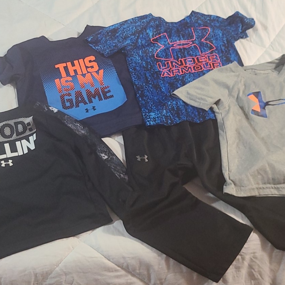 Under armour toddler shirts/pant